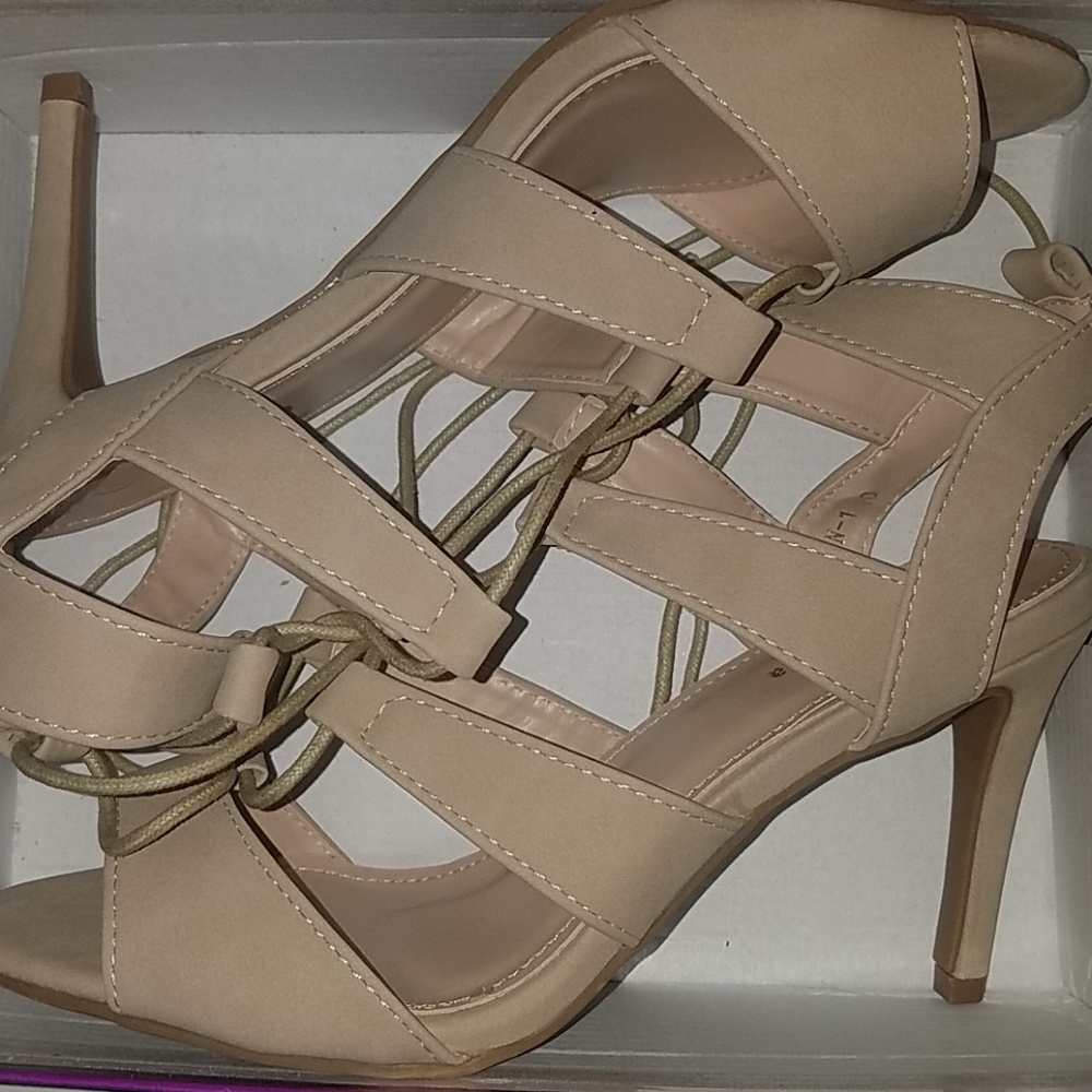 Lace up heels